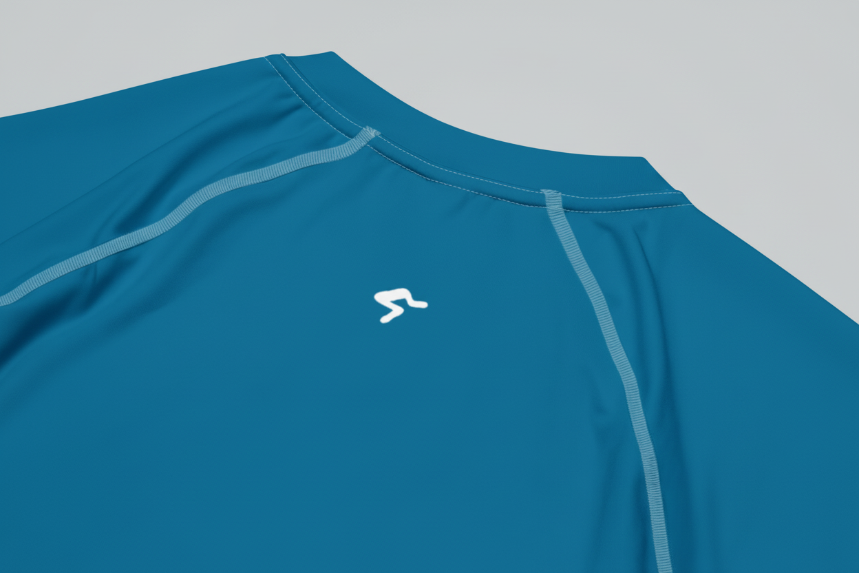 GymBum UK Blue Steel Combat Rash Guard - Roesports