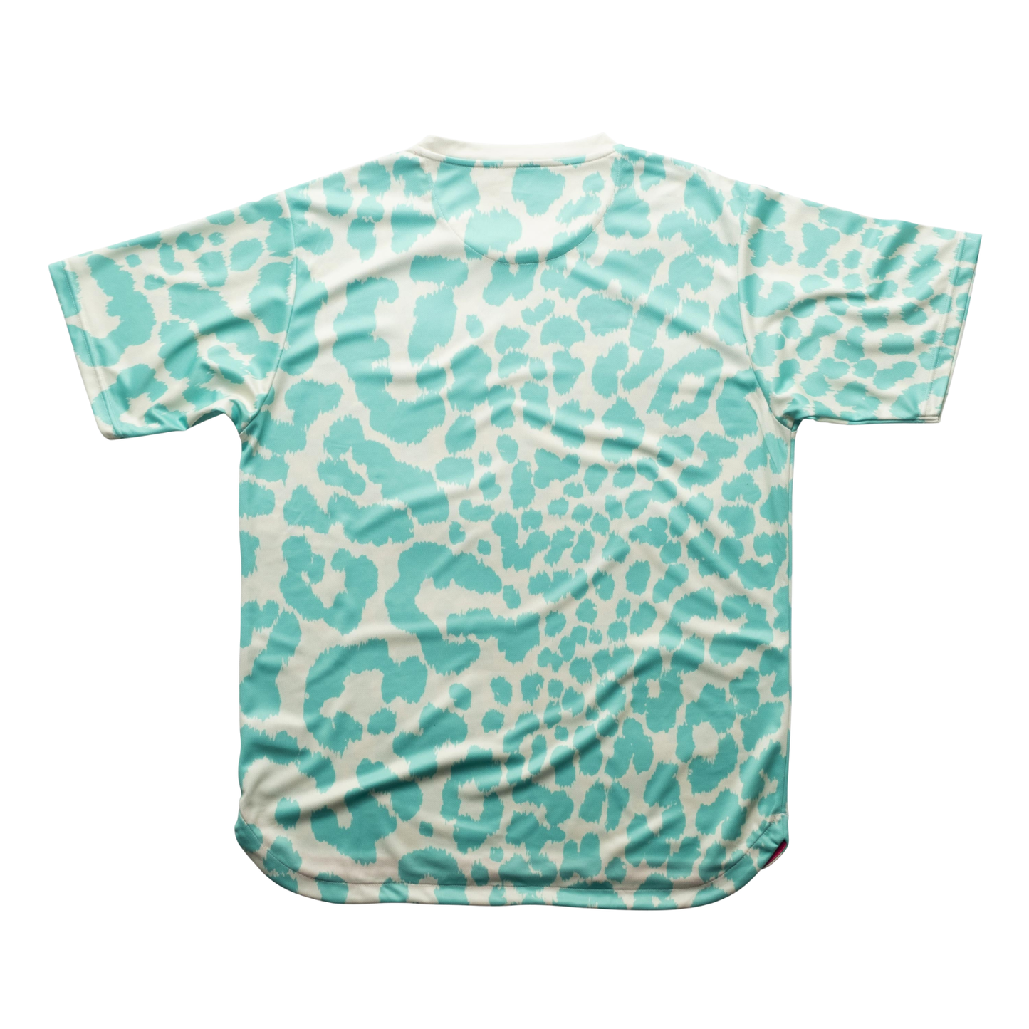 Aixo Leopard Mens T Shirt Ivory - Roesports