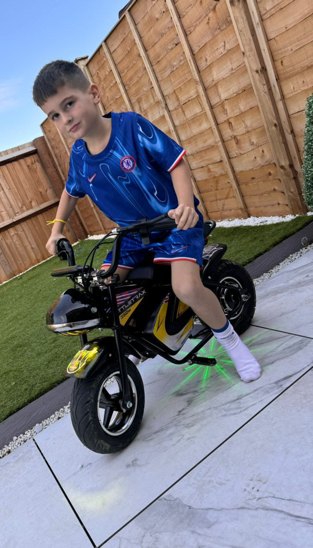 Littletrax 350W Kids Electric Bike for Ages 3 to 12 - Ride-On Motorbike - roesports