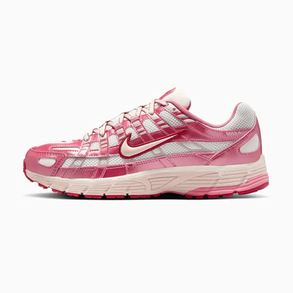 Nike P-6000 White Silt Red Peony W roesports