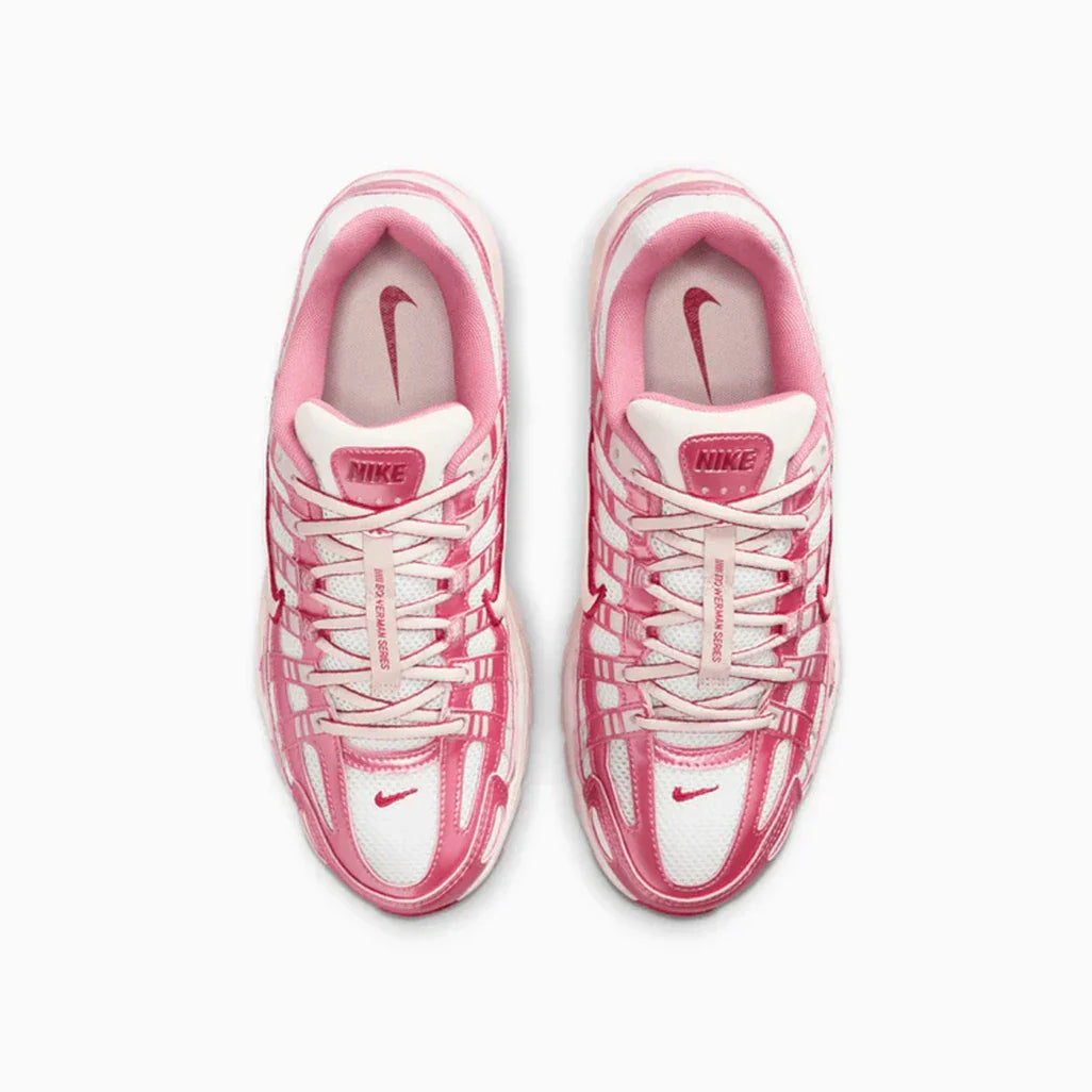 Nike P-6000 White Silt Red Peony W roesports