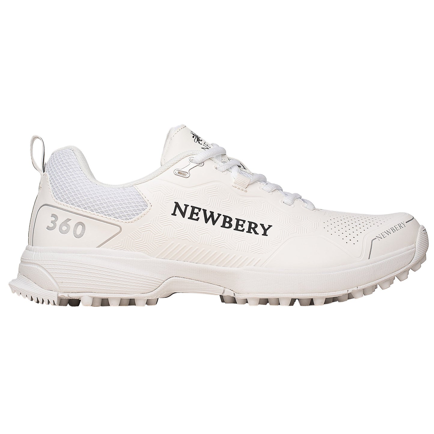 Newbery 360 Cricket Shoe - Full White Pimple for Ultimate Performance - roesports
