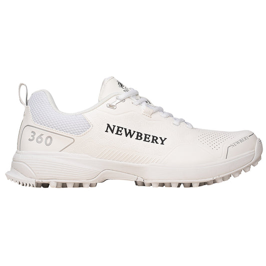 Newbery 360 Cricket Shoe - Full White Pimple for Ultimate Performance - roesports