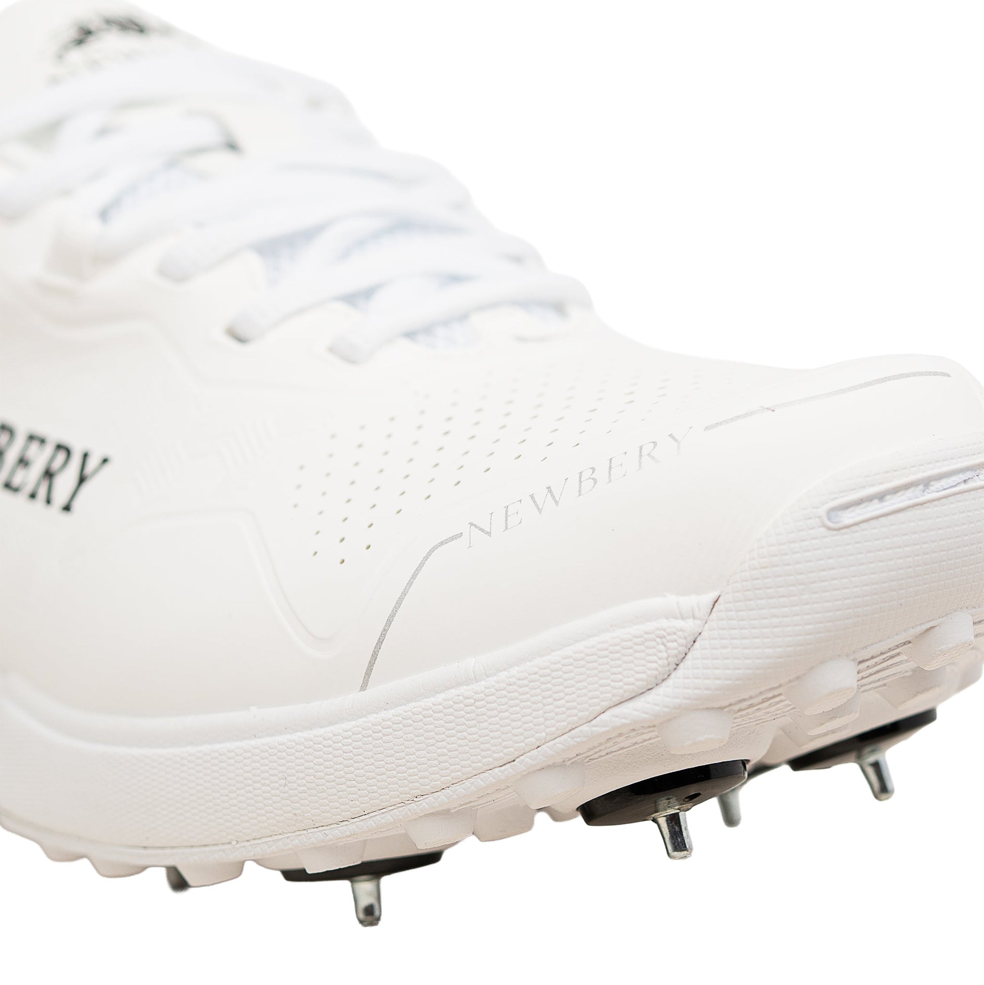 Newbery 360 Cricket Shoe Full White Spikes for Ultimate Performance - roesports