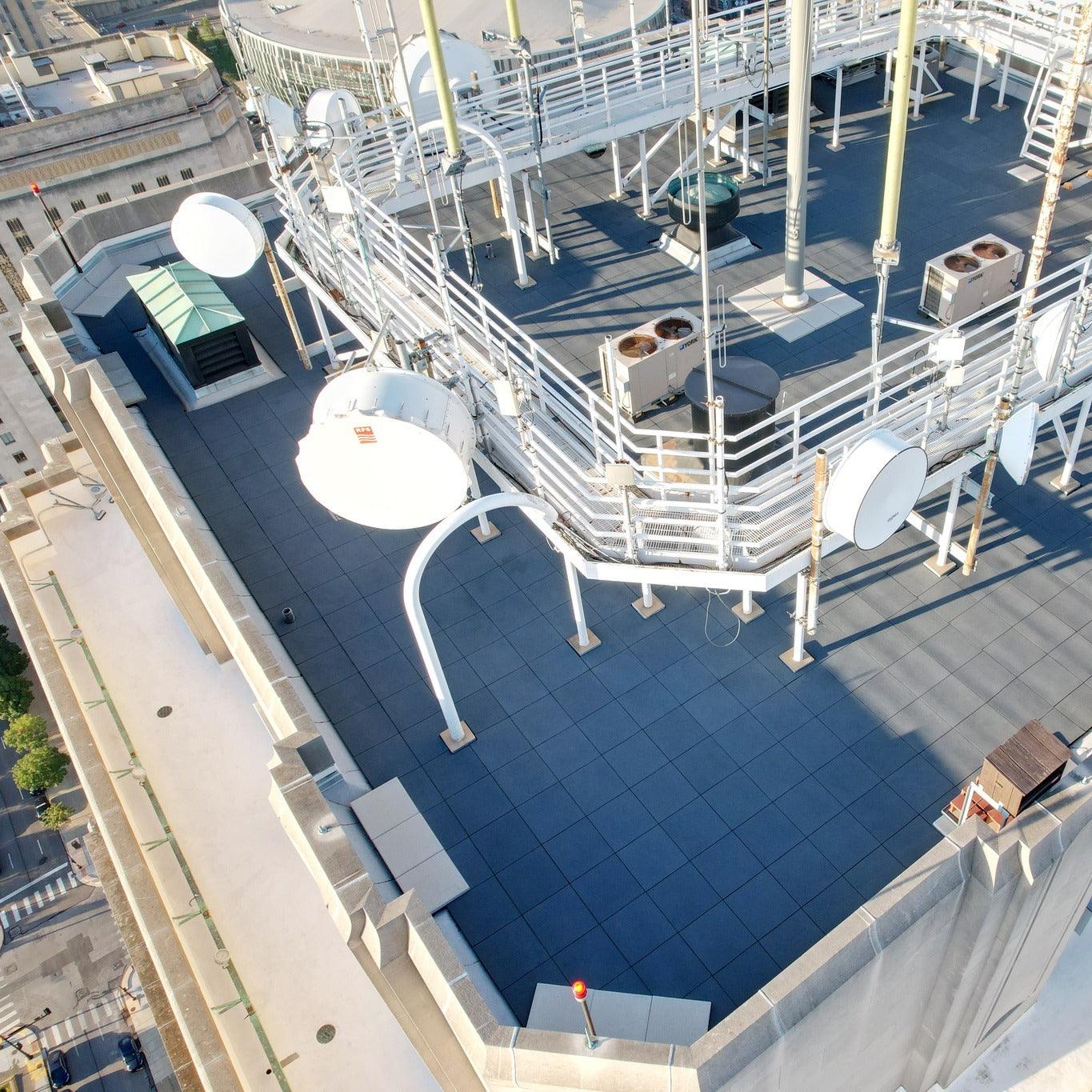 Rubber Rooftop Floor Tiles for Durable Outdoor Spaces – Extra Thick Design - roesports