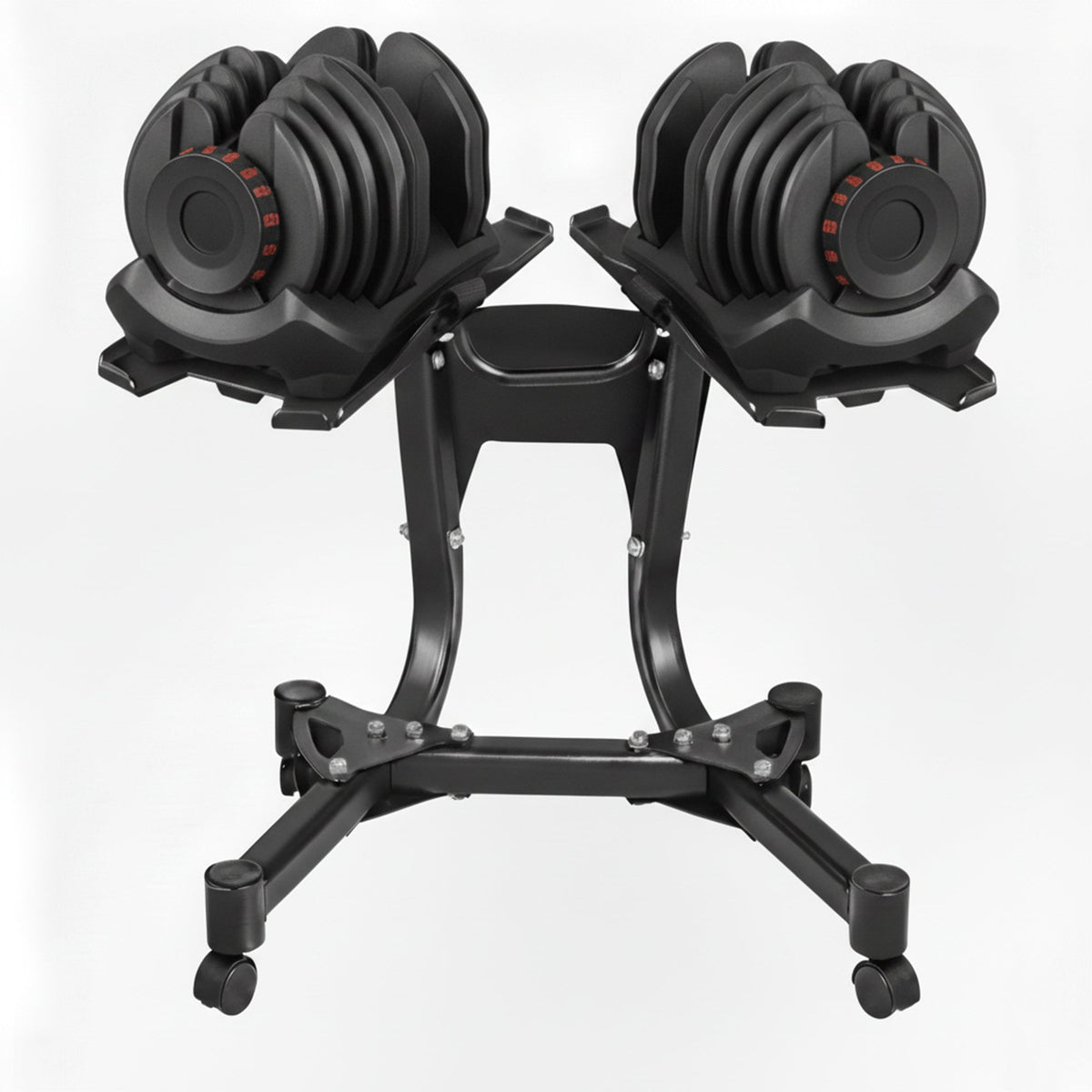 40kg Adjustable Dumbbell Set – Single or Pair with Optional Rack & Bench | Smart Home Gym Solution