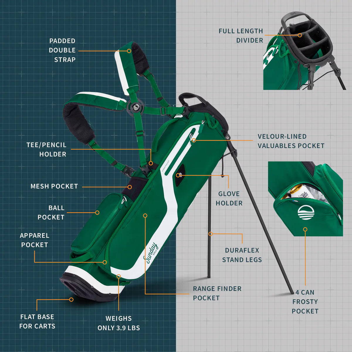 EL CAMINO - Walking Golf Bag
