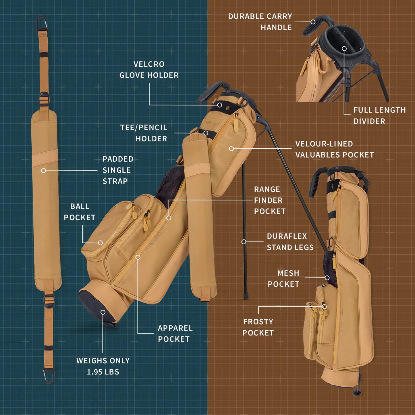 THE LOMA - Par 3 Golf Bag