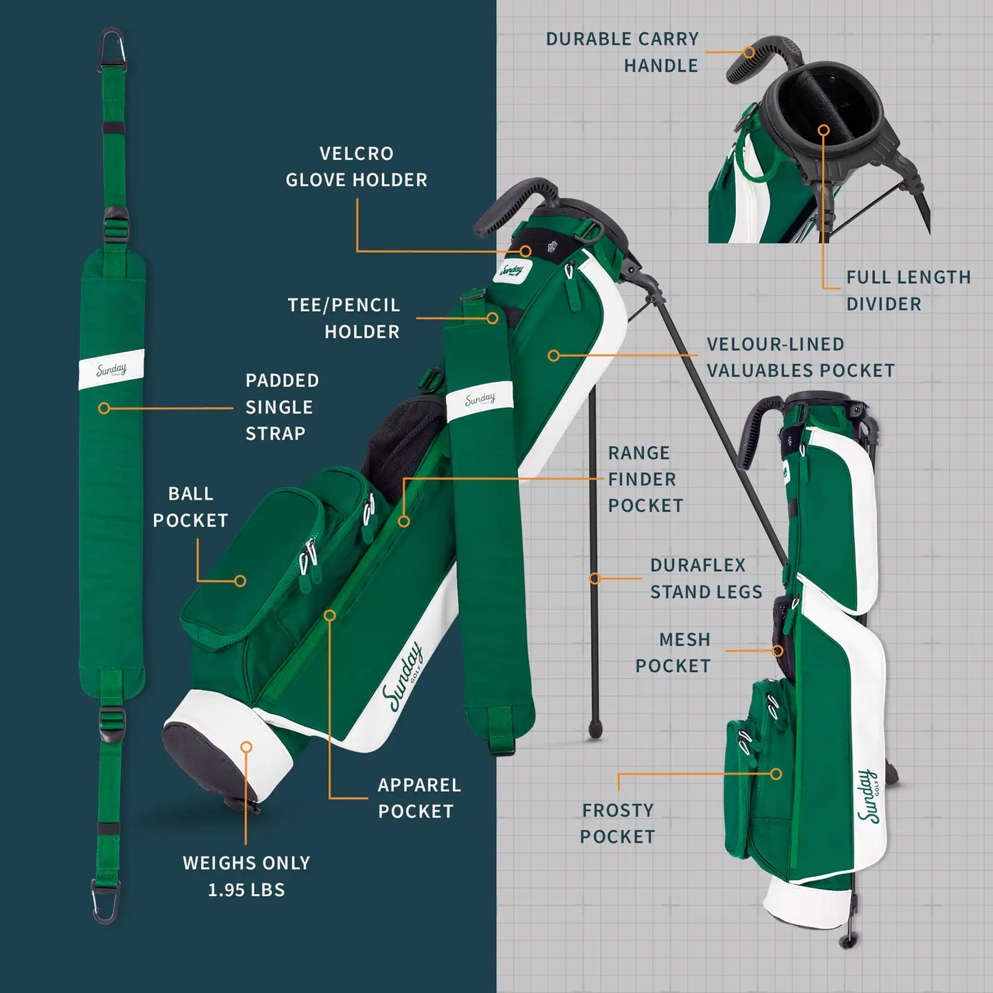 THE LOMA - Par 3 Golf Bag