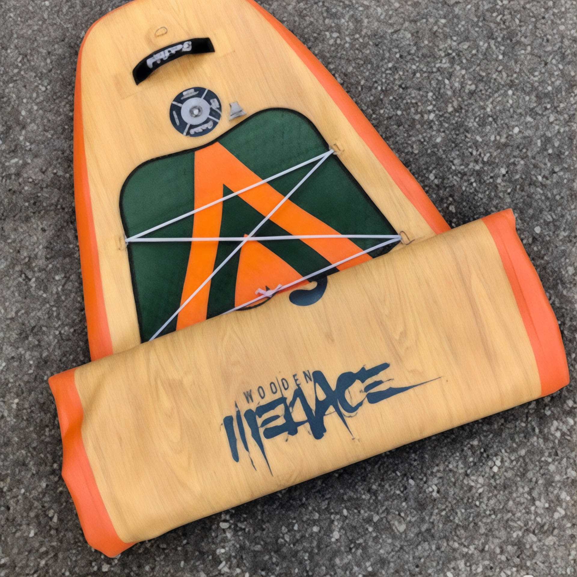 Wooden Menace 11'2 Inflatable Paddle Board | SUP With Seat -