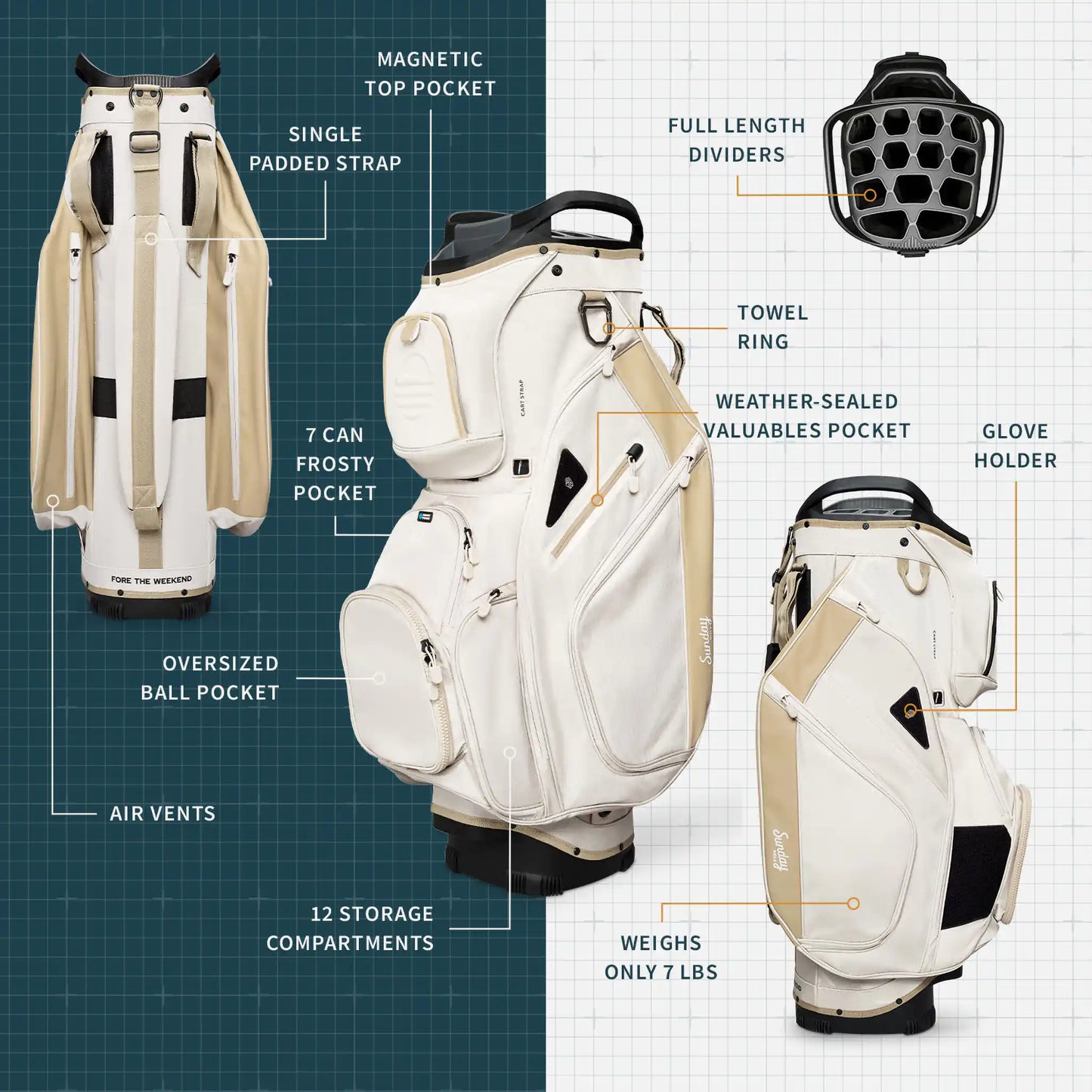 THE BIG RIG - Cart Bag