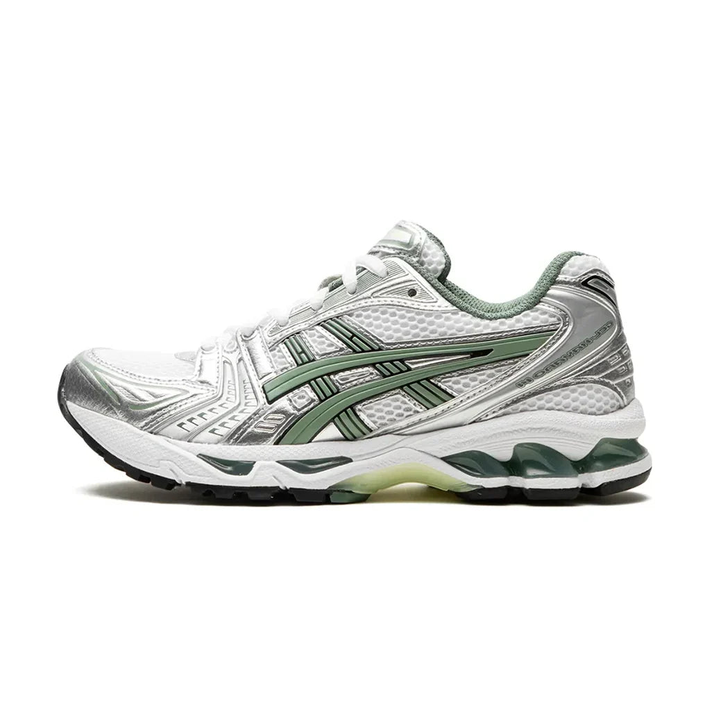 ASICS Gel-Kayano 14 White Pure Silver Slate Grey Sage roesports