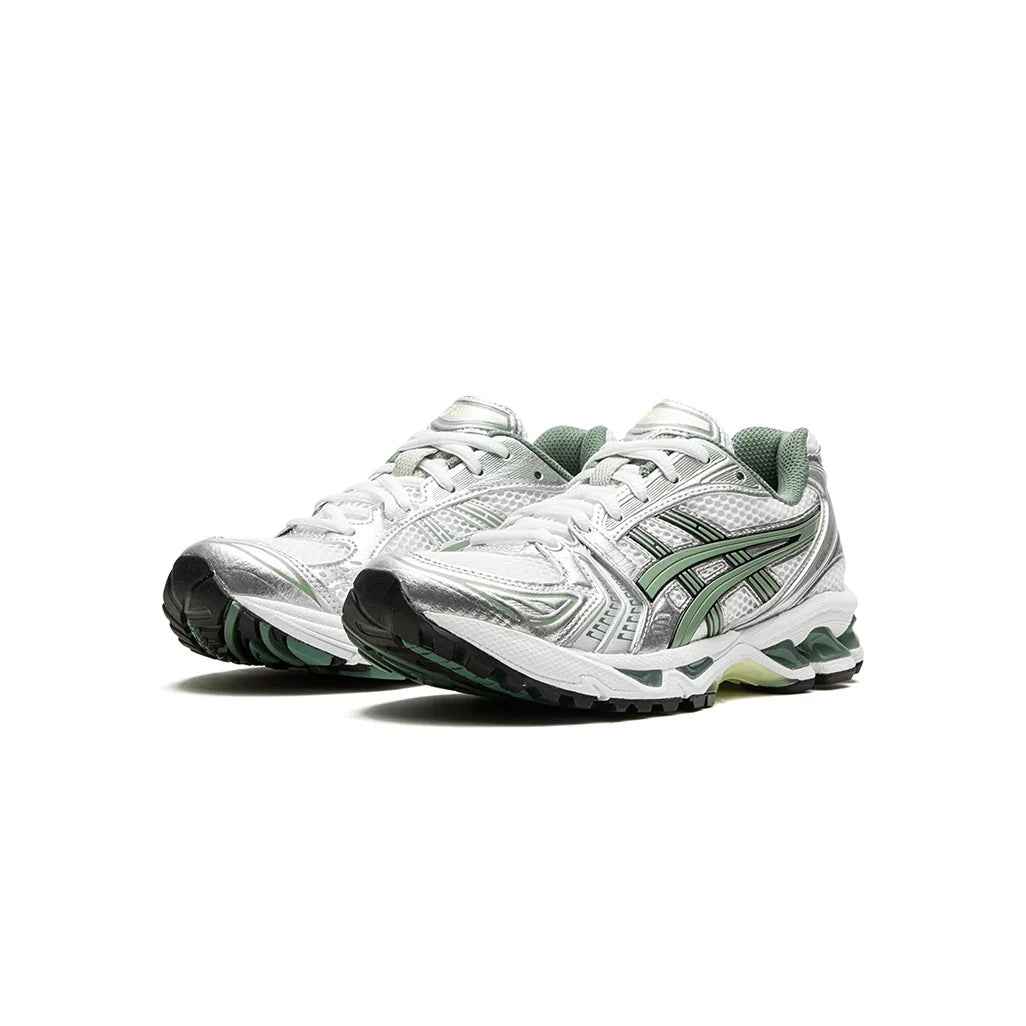 ASICS Gel-Kayano 14 White Pure Silver Slate Grey Sage roesports