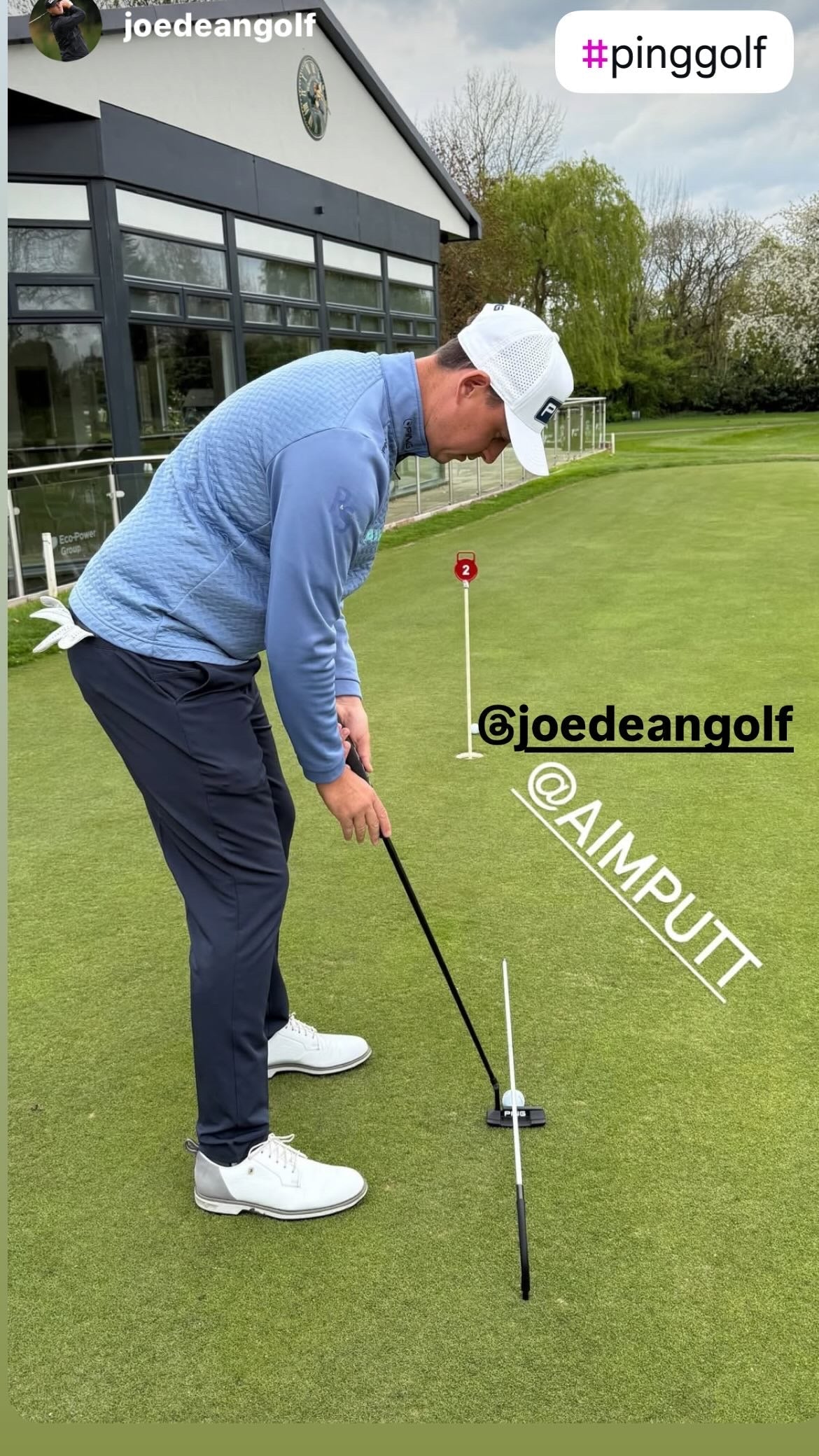 The Aimputt Trainer and The Golf Worm package.
