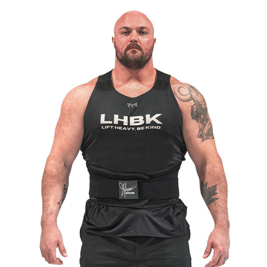MH Pro Strongman Back Support Belt 7mm for Enhanced Lifting Stability - roesports