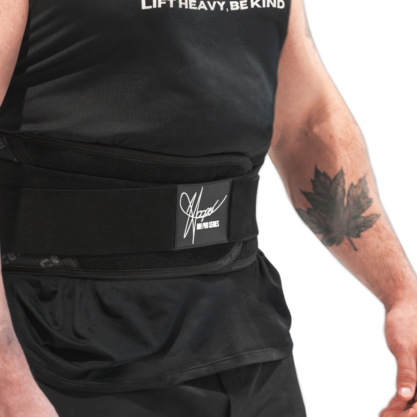 MH Pro Strongman Back Support Belt 7mm for Enhanced Lifting Stability - roesports