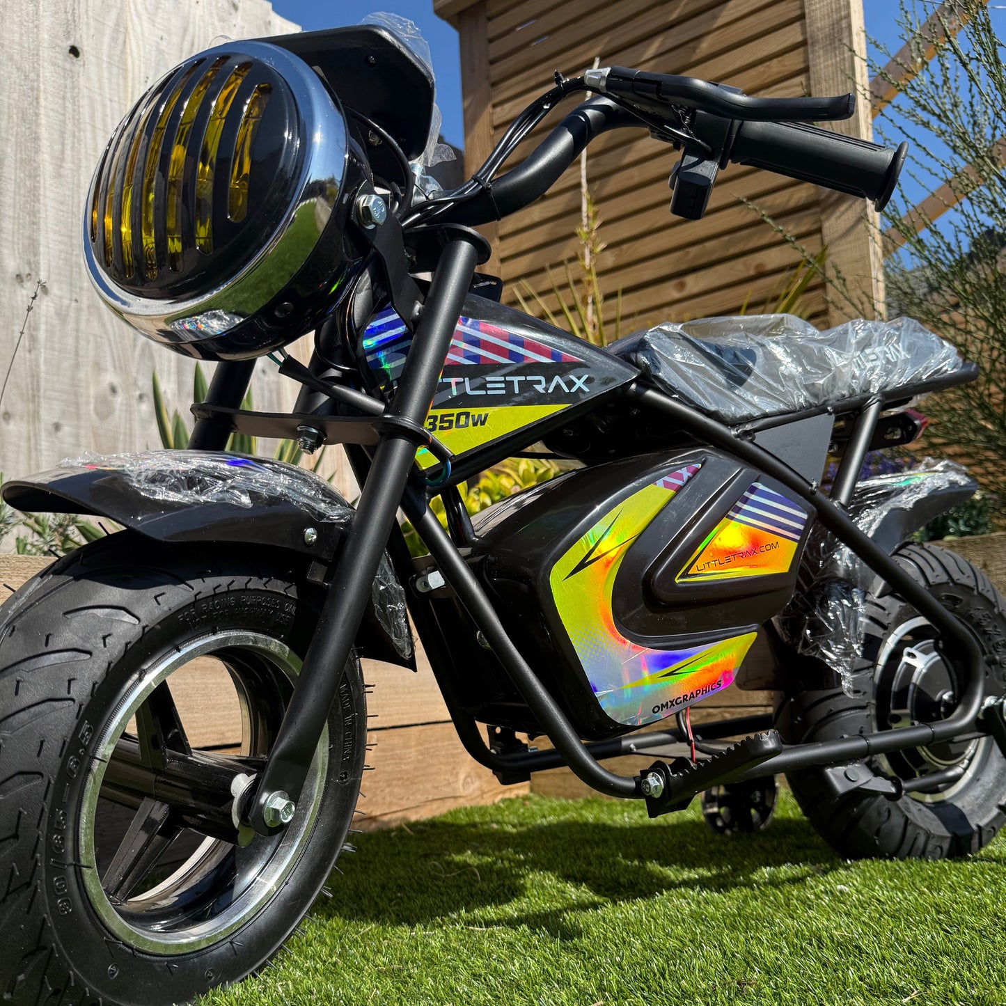 Littletrax 350W Kids Electric Bike for Ages 3 to 12 - Ride-On Motorbike - roesports