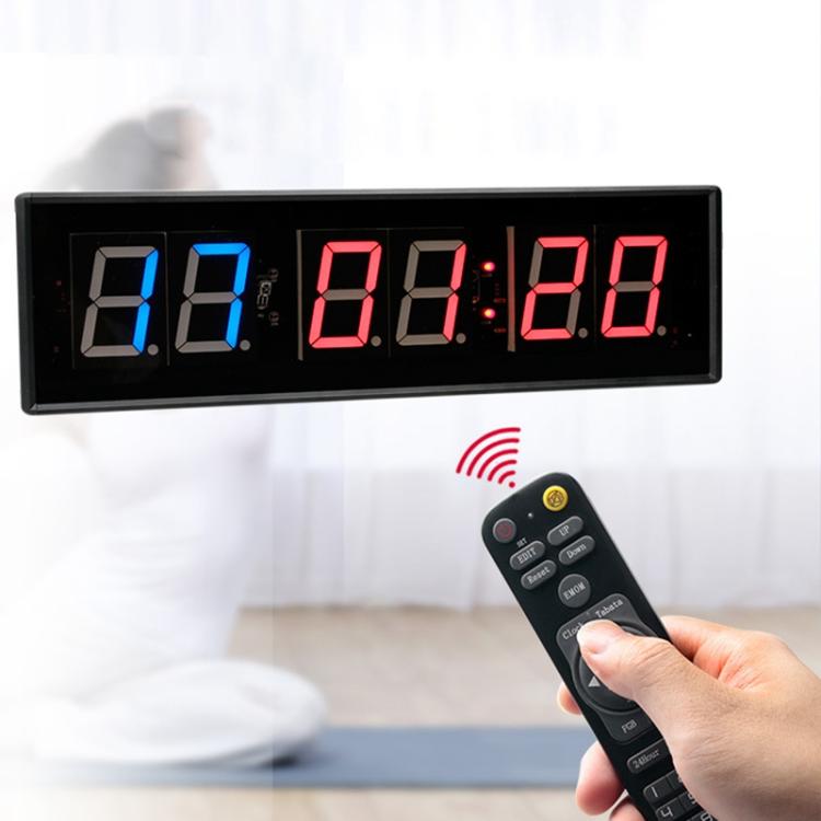 KYX--0023 2.3 inch 6-digit LED Sports Fitness Multi-function Timer - Roesports