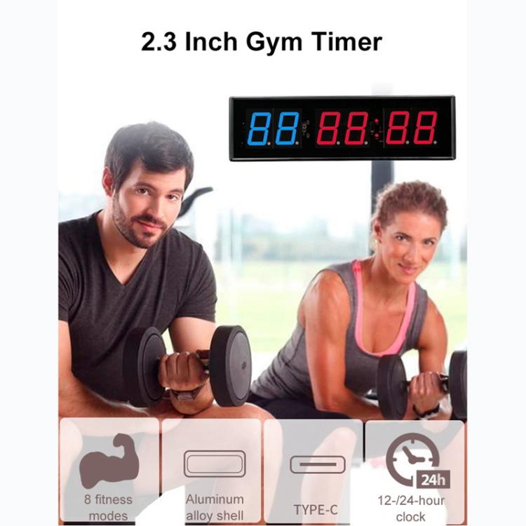 KYX--0023 2.3 inch 6-digit LED Sports Fitness Multi-function Timer - Roesports