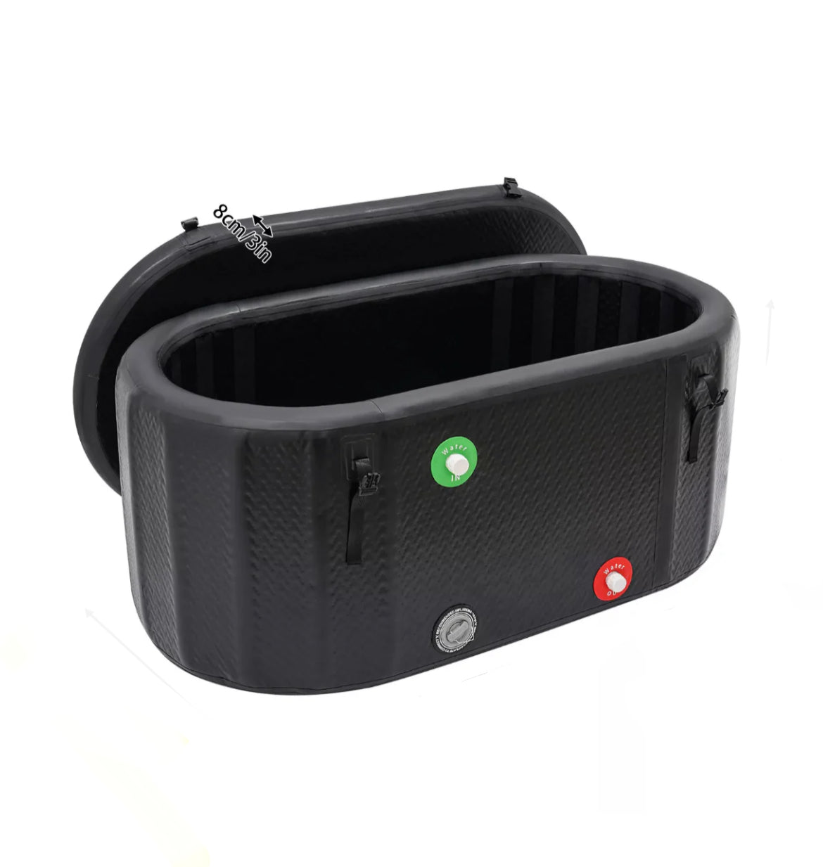 Pro Cold Water Therapy Plunge Tub | Ice Bath | Drop Stitch | XL -