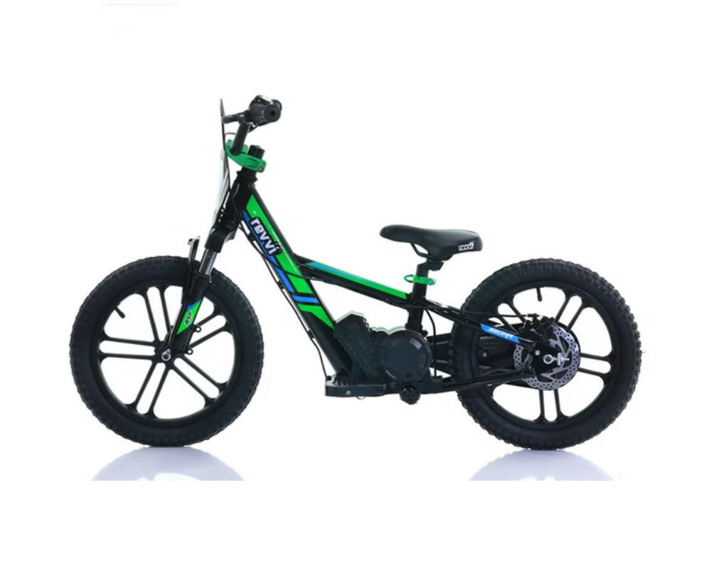Revvi Junior Electric Bike 16” Plus - Safe and Fun Ride for Kids - roesports