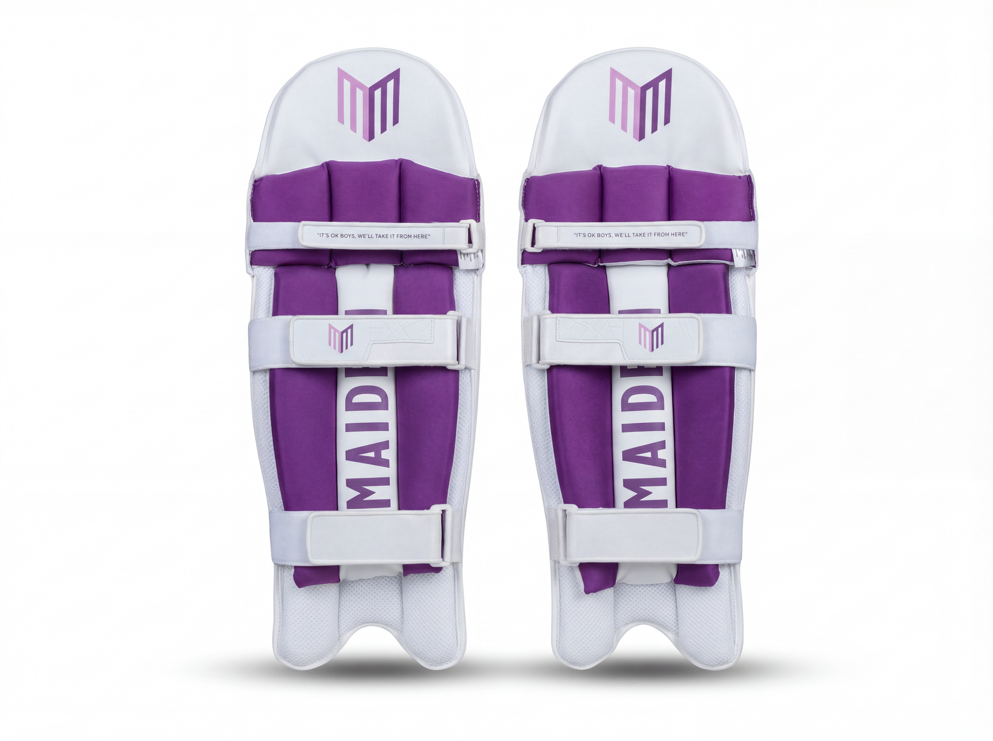 WOMEN CRICKET BATTING PADS - WHITE - Roesports