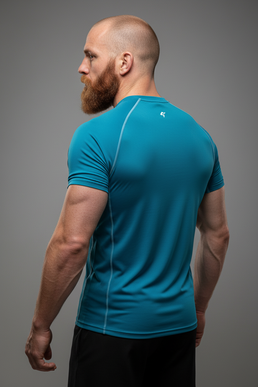 GymBum UK Blue Steel Combat Rash Guard - Roesports