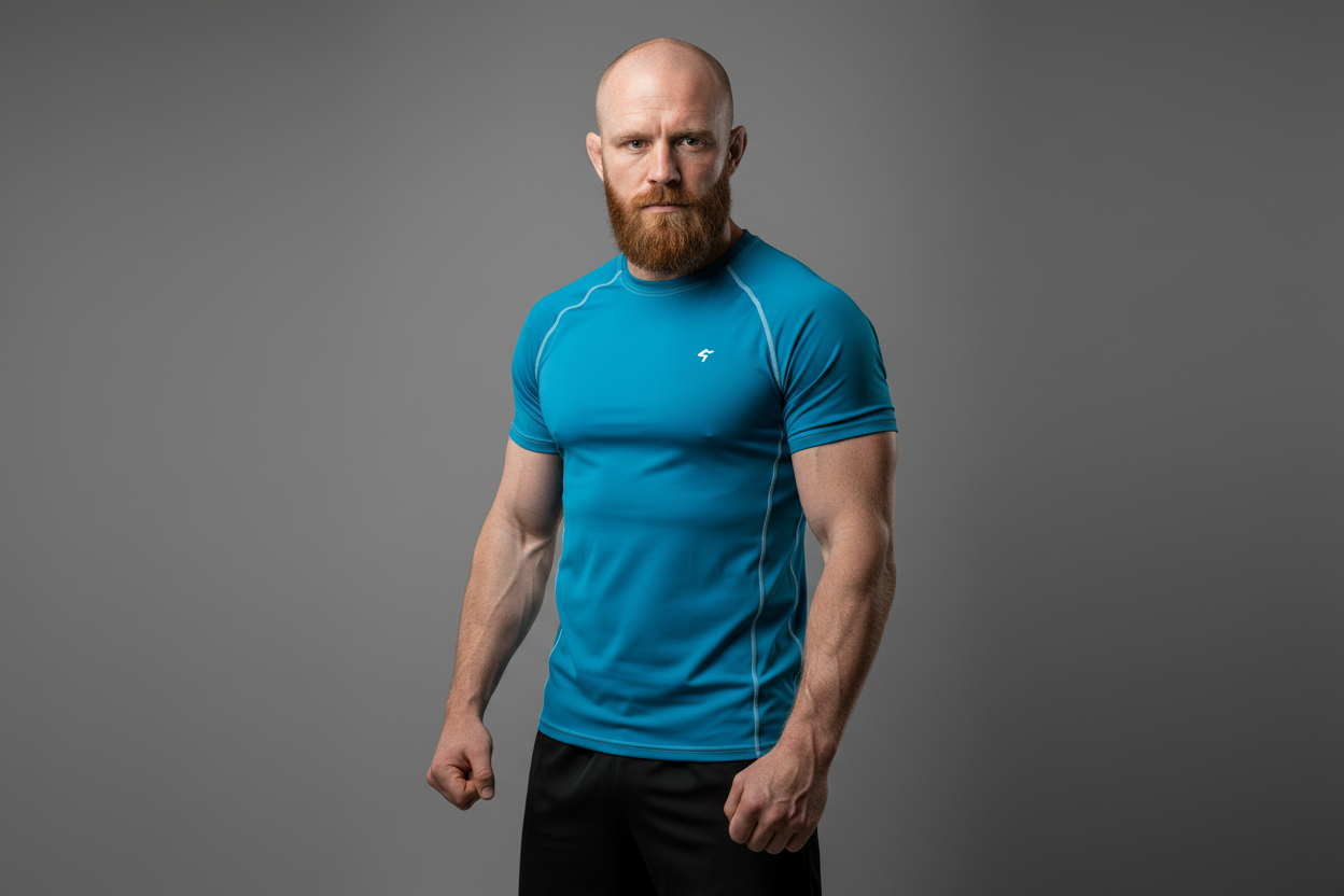 GymBum UK Blue Steel Combat Rash Guard - Roesports