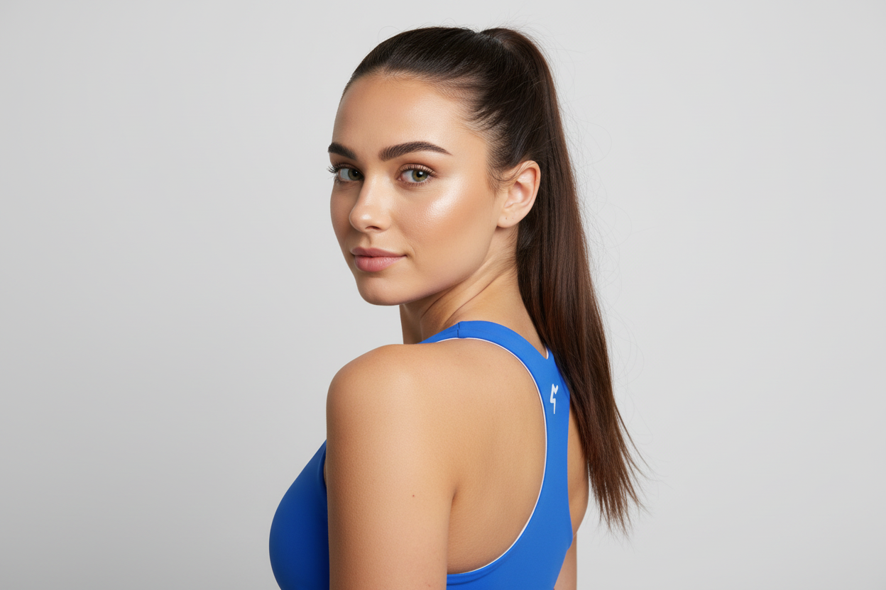 GymBum UK Edge Performance Longline Sports Bra - Roesports