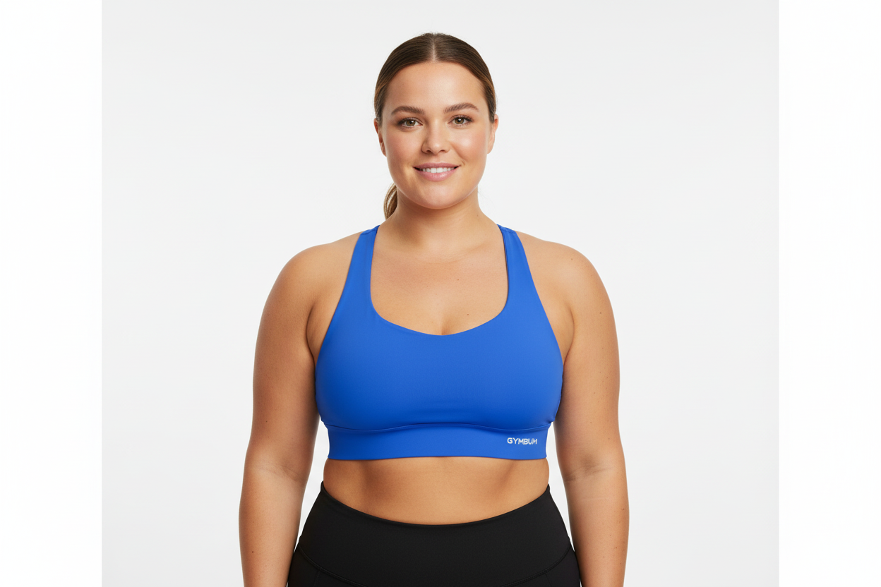 GymBum UK Edge Performance Longline Sports Bra - Roesports