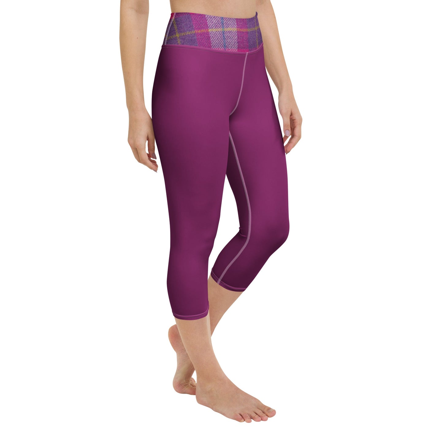 GymBum UK Lomond Rose Yoga Capri Leggings - Roesports