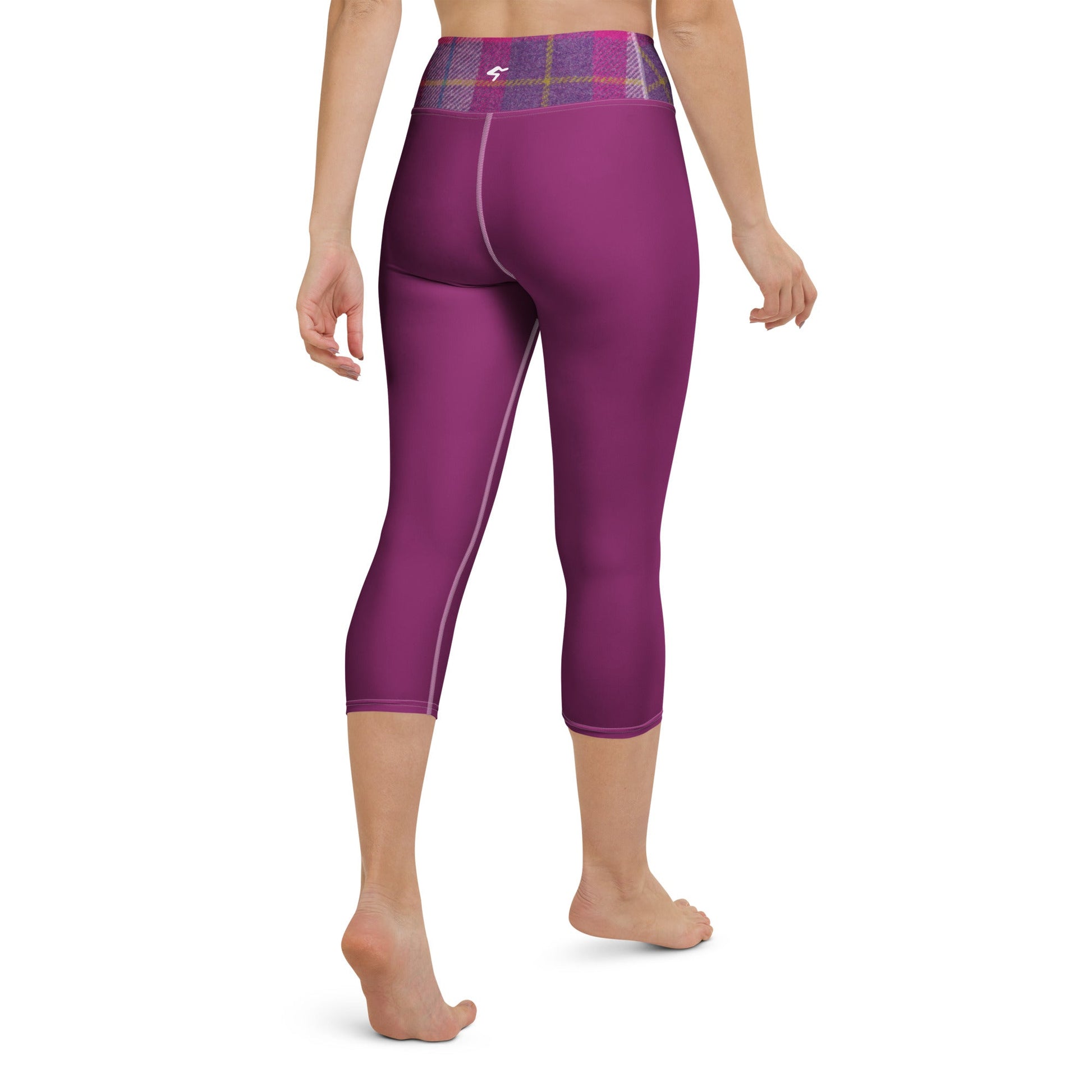 GymBum UK Lomond Rose Yoga Capri Leggings - Roesports