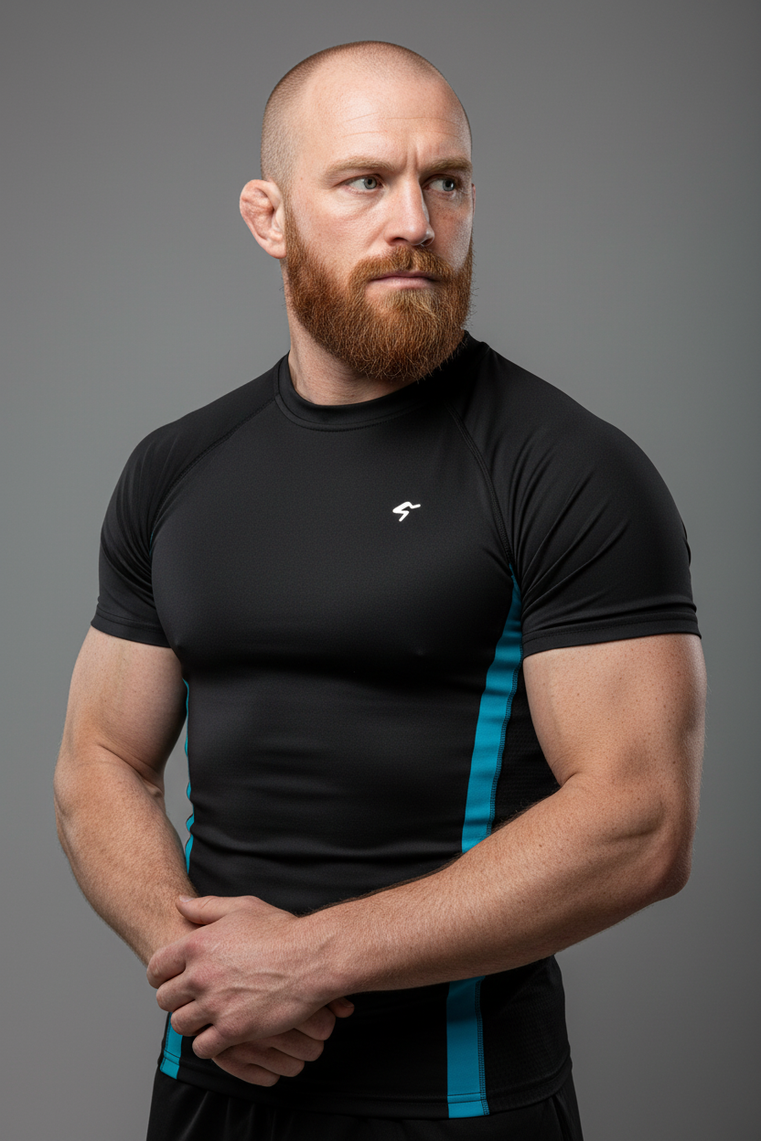 GymBum UK Midnight Strike Rash Guard - Roesports