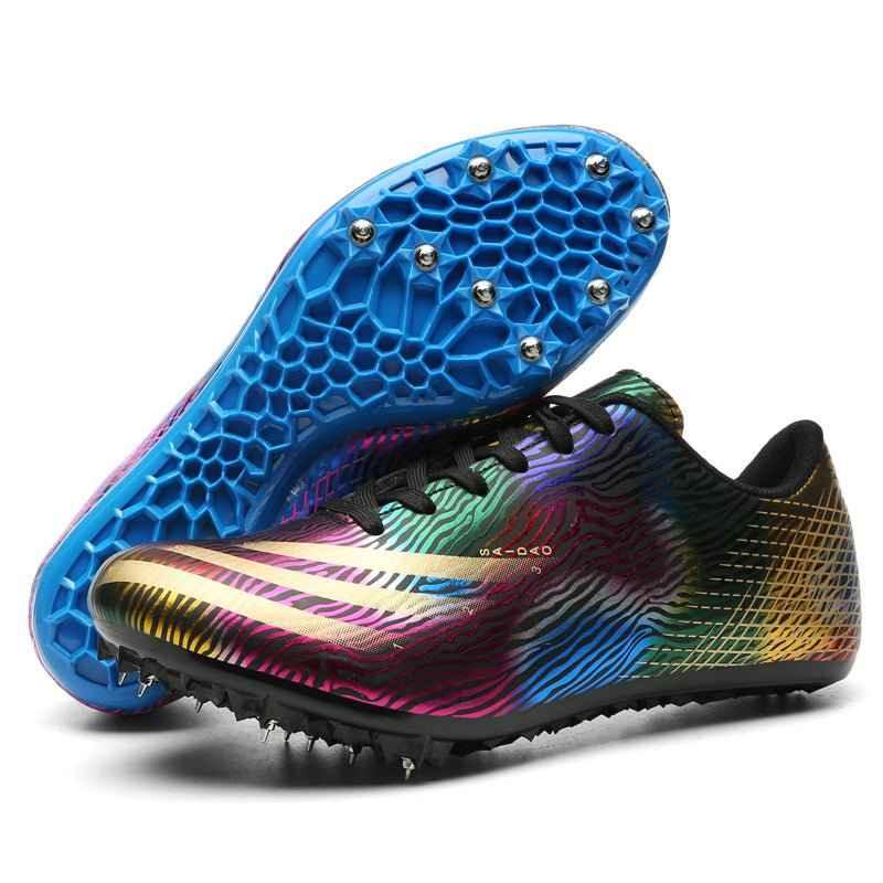 Adult Track and Field Sprinting Long Jump running Spikes nail Shoes Sport Sneaker - Roesports
