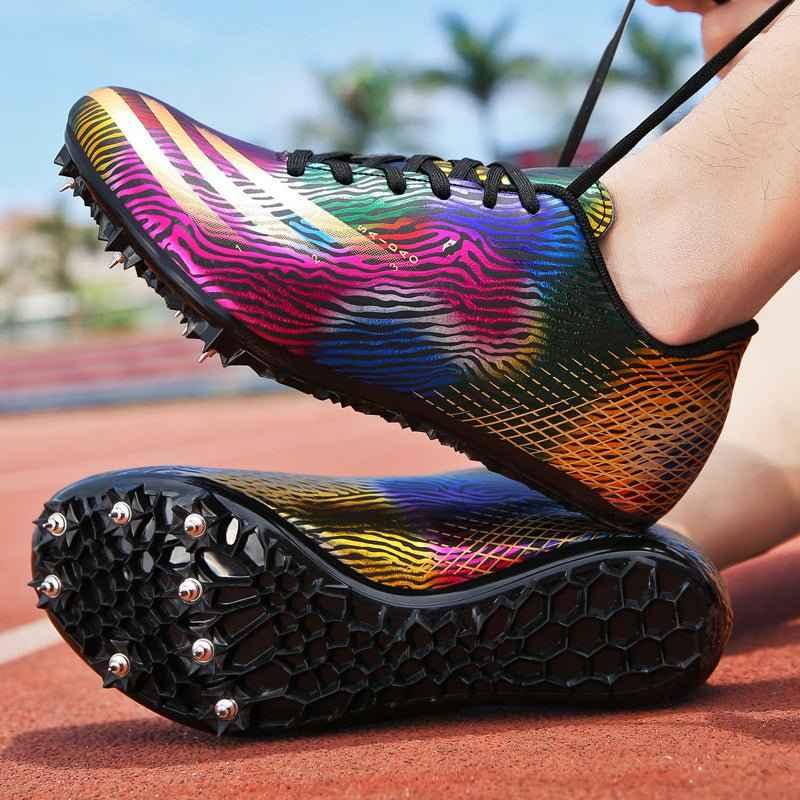 Adult Track and Field Sprinting Long Jump running Spikes nail Shoes Sport Sneaker - Roesports
