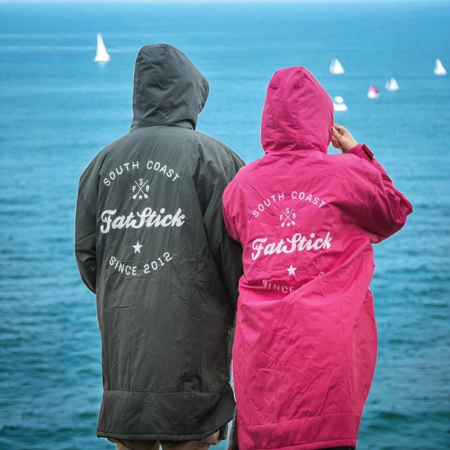 FREE BEANIE | Recycled Fleece Changing Robe “FatWrap” | Waterproof |Beach | Swimming | Surfing | Coat -