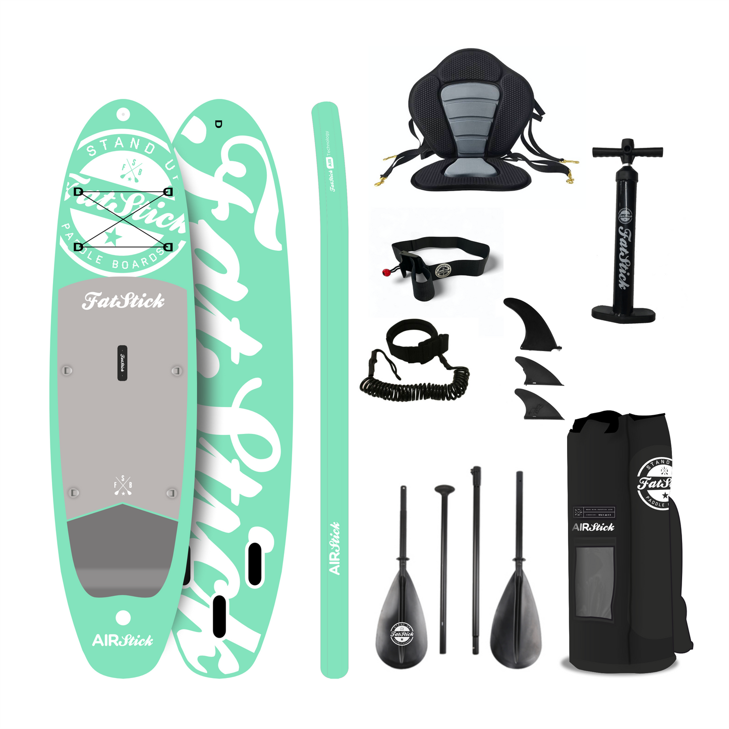 NEW 2026 AirStick 10'6 Inflatable Stand Up Paddle Board | SUP Package -