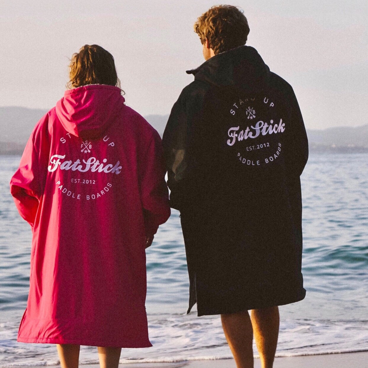 FREE BEANIE | Recycled Fleece Changing Robe “FatWrap” | Waterproof |Beach | Swimming | Surfing | Coat -