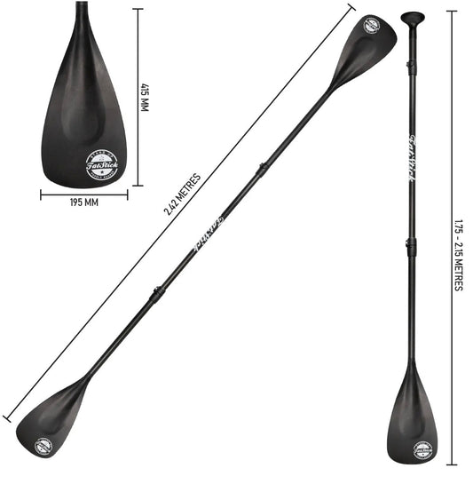 4 Piece Carbon Shaft Paddle Board/KAYAK Paddle -