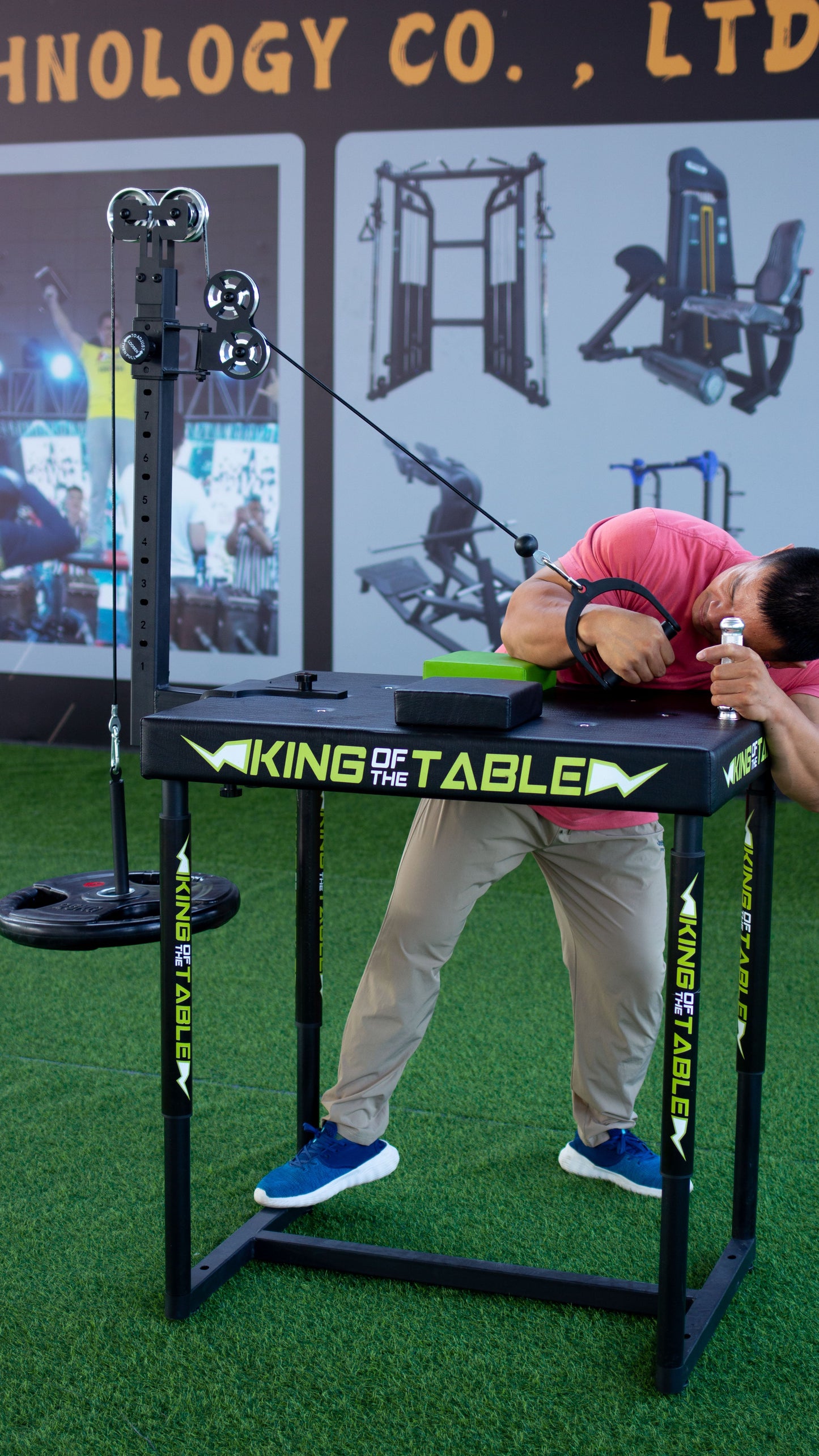 Fully Adjustable Upright Arm Wrestling Table Pulley - Roesports