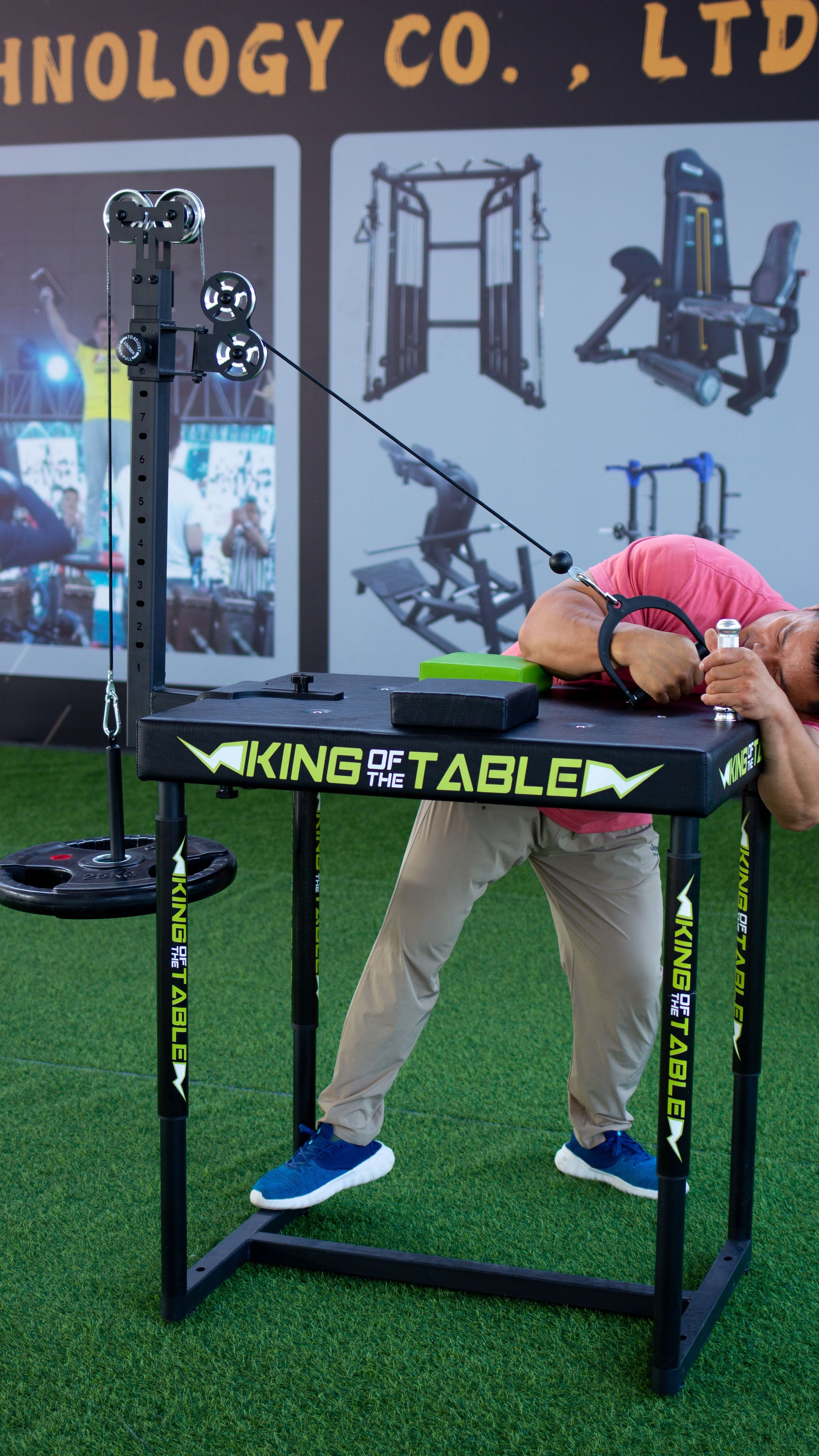Fully Adjustable Upright Arm Wrestling Table Pulley - Roesports