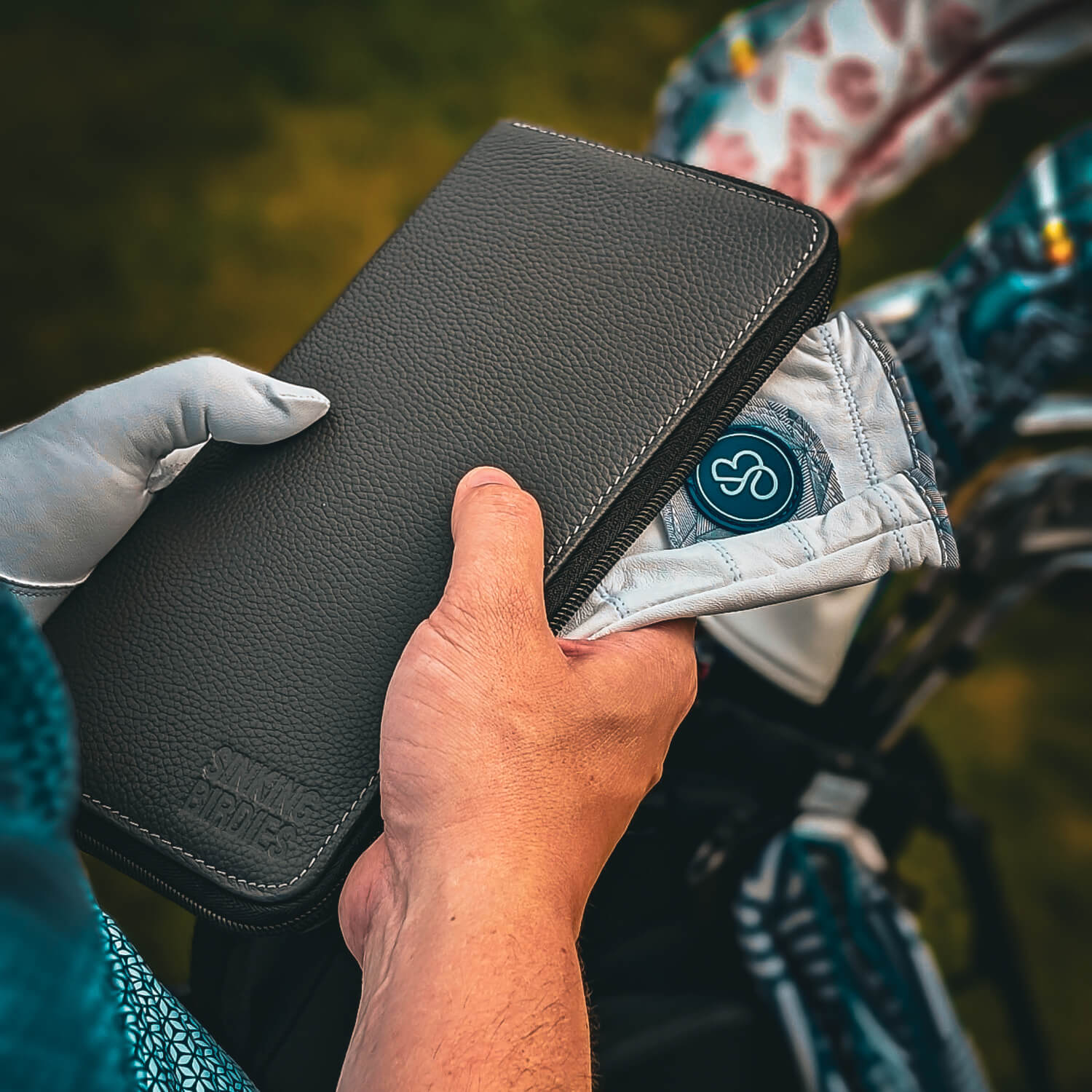 Leather Golf Glove Case - Roesports