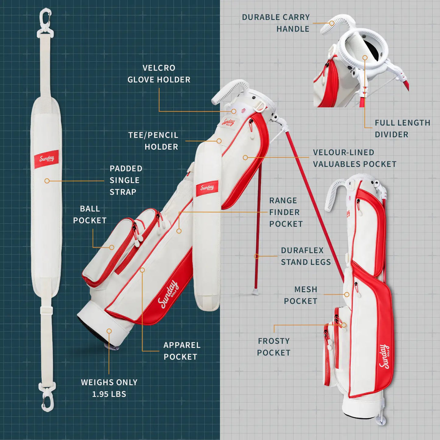 THE LOMA - Par 3 Golf Bag