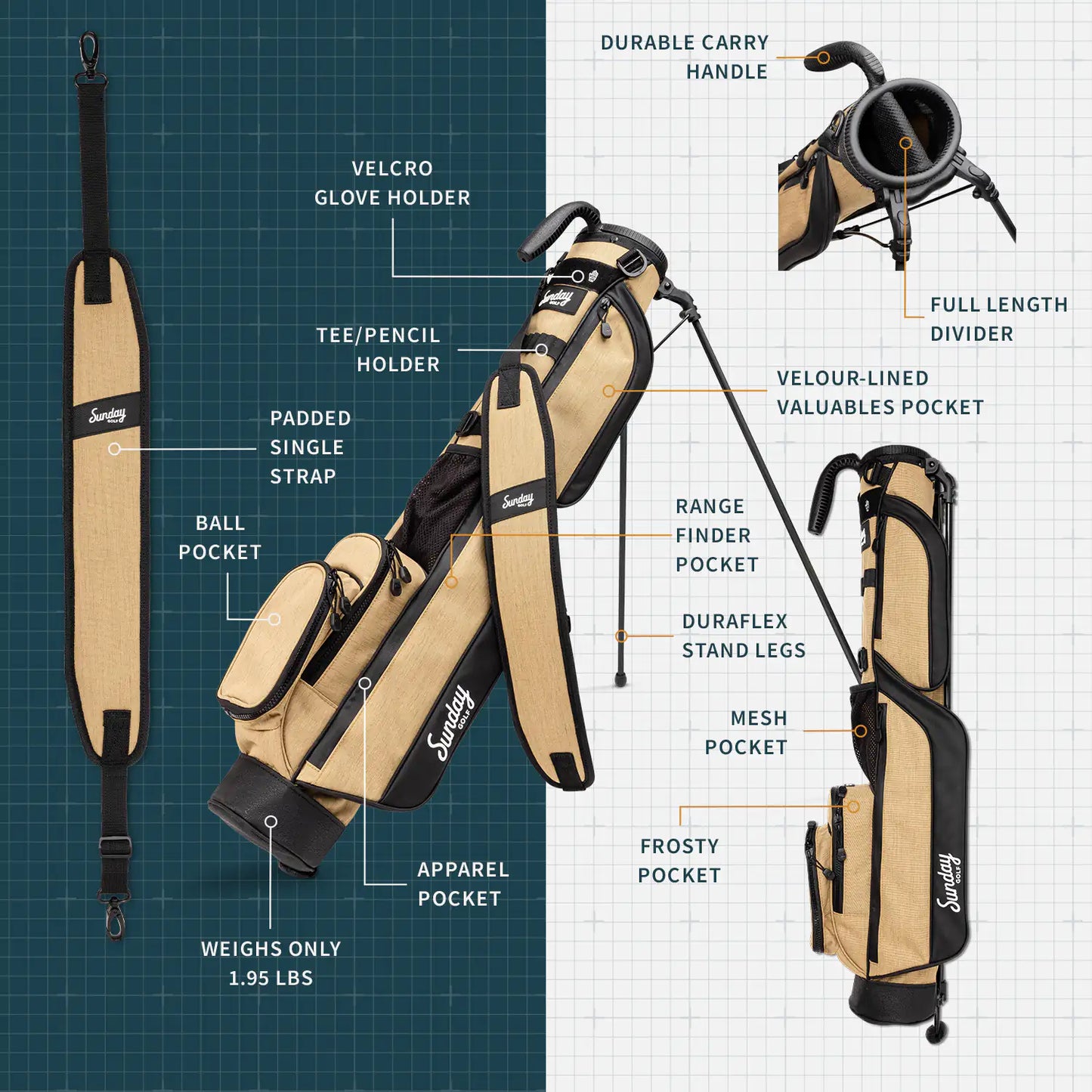 THE LOMA - Par 3 Golf Bag