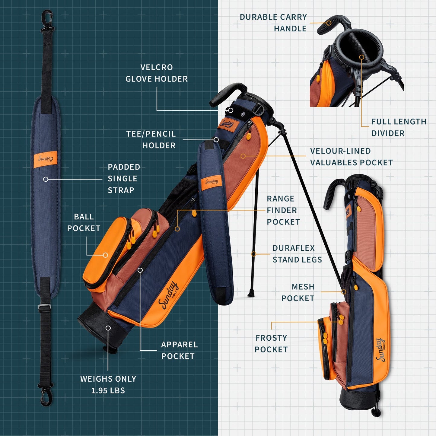 THE LOMA - Par 3 Golf Bag