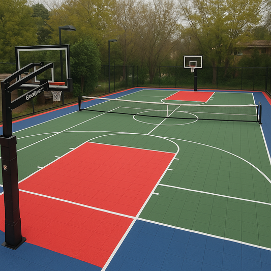 Modular Sports Court Flooring for Multiuse Sports Activities - roesports