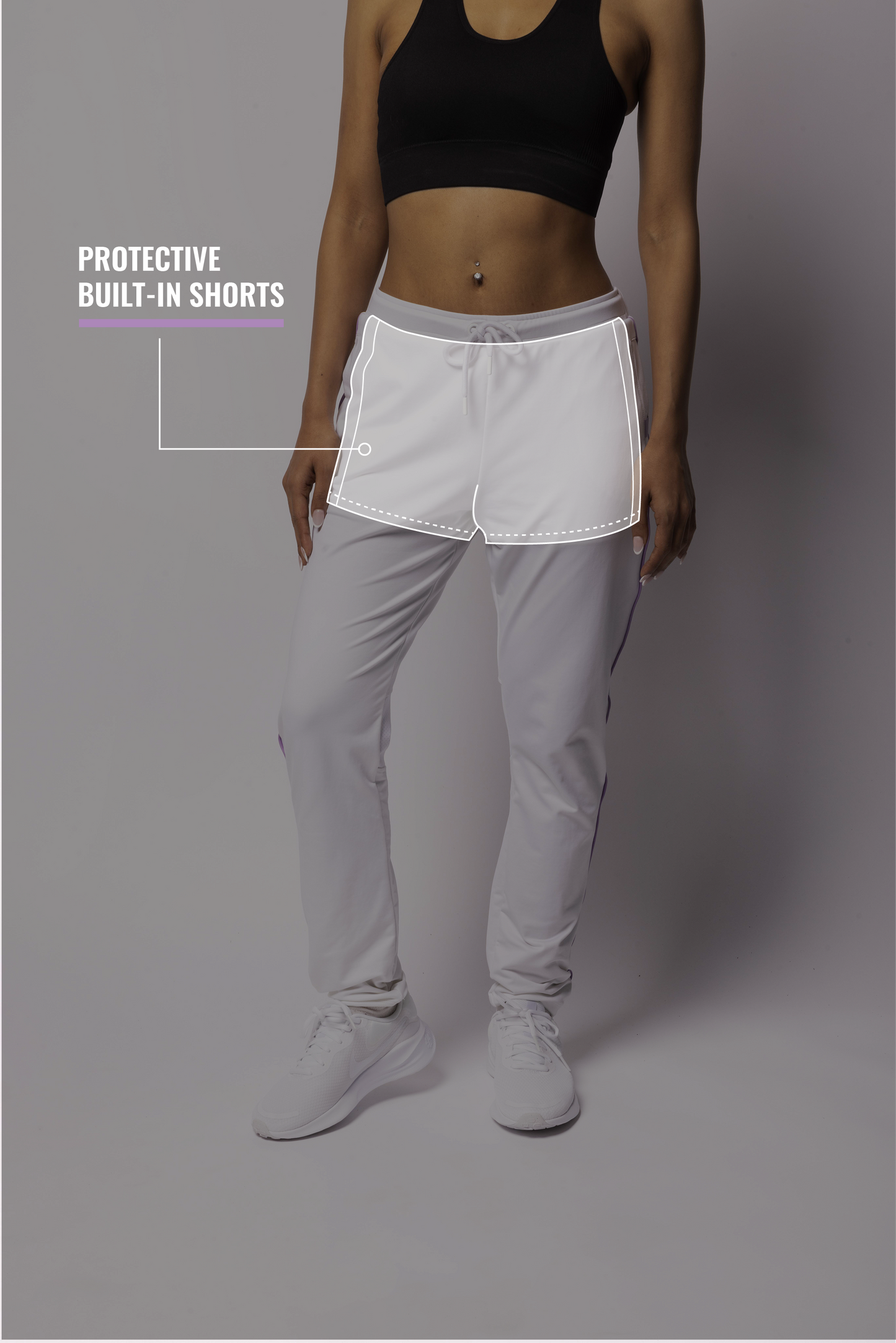 GIRLS WHITE TROUSERS - 8 TO 17 ORIGINALS - Roesports
