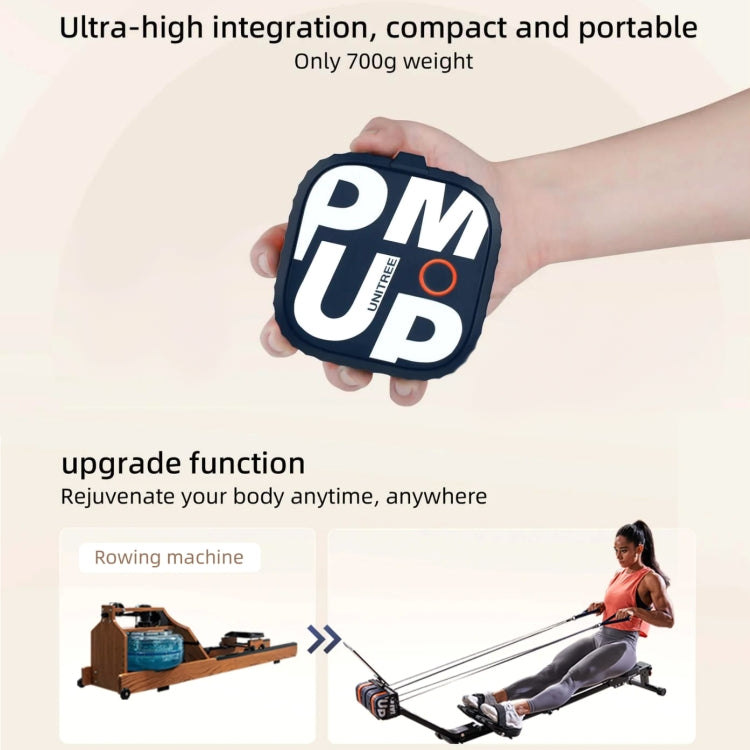 Unitree Pump Portable Home Gym Pump 4.4-44lbs Adjustable Resistance Cable Machine, Pump(Blue Orange) - Roesports