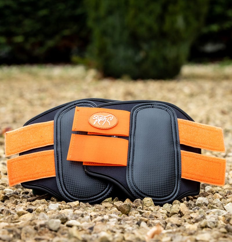 Double Locking Brushing Boots - Orange
