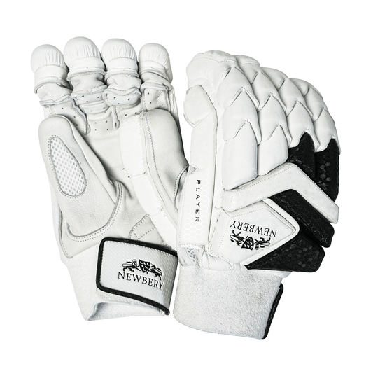 Player Cricket Batting Gloves - Premium White Color - roesports